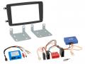 Radioeinbauset mit CAN-Bus fr Doppel DIN Autoradio in Mercedes C (W203 00-04) - Kit, Aktiv, schw.