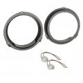 Lautsprechereinbauset fr Ford Fiesta, Edge, Kuga, Mondeo, Transit - 165 mm - Tr Front / Heck
