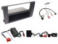Einbauset mit Lenkradadapter fr DIN Autoradio in Audi A6 (2001-2005) - Vollaktiv