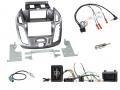 Einbauset mit Lenkradadapter fr Doppel DIN Autoradio in Ford Transit, Connect (2013-18) - Nebula