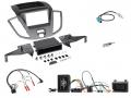 Einbauset mit Lenkradadapter fr DIN Autoradio in Ford Transit V363 (2014-16) PDC - schwarz