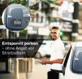 Needit PARK LITE Solar elektr. Parkscheibe Zulassung schwarz