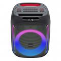 Kenwood AS-P200BT - Tragbarer Party-Lautsprecher mit 50 W RMS, dynamische Lightshow, 10 Stunden Akku