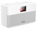 Kenwood CR-ST100S-W - Smart-Radio mit DAB+, Internetradio, UKW, Bluetooth, USB, Farbdisplay, Wei