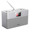 Kenwood CR-ST100S-S - Smart-Radio mit DAB+, Internetradio, UKW, Bluetooth, USB, Farbdisplay, Silber