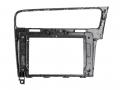 Einbaurahmen fr 10 Zoll Autoradio in VW Golf VII 7 (2012-2020) - Klavierlack