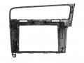 Einbaurahmen fr 10 Zoll Autoradio in VW Golf VII 7 (2012-2020) - silber