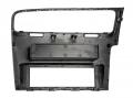 Einbaurahmen fr DIN Autoradio in VW Golf VII 7 (AU) 11/2012 - 05/2020 - silber