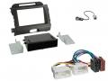 Radioeinbauset fr DIN Autoradio in Kia Sportage SL (2010-2016) - dunkelgrau