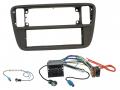 Radioeinbauset fr DIN Autoradio in Seat Mii, Skoda CitiGo (2011-2016) - schwarz