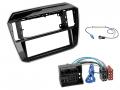 Radioeinbauset fr DIN Autoradio in Seat Mii, Skoda CitiGo (2020-2021) - piano black