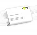 Goobay - CEE-Adapterleitung, Schutzkontakt-Stecker auf 90 CEE-Schutzkontakt-Kupplung, 1,5 m - 76222