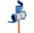 Goobay - CEE-Adapterleitung, CEE-Stecker auf 1x CEE-Kupplung und 2x Schutzkontakt-Kup., 10 m - 76266