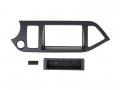 Einbauset mit Lenkradadapter fr DIN Autoradio in Kia Picanto (ab 2011), mit Start-Stop