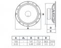 Audison Prima AP 6.5 Ohm2 - 16,5 cm Tieftner-Lautsprecher mit 210 Watt (RMS: 70 Watt)