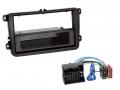 Radioeinbauset fr DIN Autoradio in VW T6 (2015-2019) - schwarz