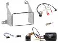 Einbauset mit Lenkradadapter fr Doppel DIN Autoradio in Nissan Pathfinder (R51, 2010-2013)