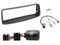Einbauset mit Lenkradadapter fr DIN Autoradio in Peugeot 206, CC (2003-2008)