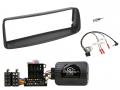 Einbauset mit Lenkradadapter fr DIN Autoradio in Peugeot 206, CC (1998-2002)