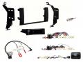 Einbauset mit Lenkradadapter fr Doppel DIN Autoradio in Toyota Prius (2004-09), Aktivsystem