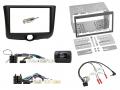 Einbauset mit Lenkradadapter fr Doppel DIN Autoradio in Toyota Yaris (P1, 1999-2003)