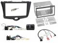 Einbauset mit Lenkradadapter fr Doppel DIN Autoradio in Toyota Yaris (P1, 2003-2005)
