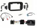Einbauset mit Lenkradadapter fr Doppel DIN Autoradio in Ford Transit (ab 2019) - schwarz