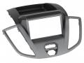 Einbauset mit Lenkradadapter fr Doppel DIN Autoradio in Ford Transit V363 (14-19) o. Displ. - schw.