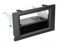 Einbauset mit Lenkradadapter fr DIN Autoradio in Mercedes Actros (2011-2014) - schwarz