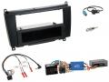 Einbauset mit Lenkradadapter fr DIN Autoradio in Mercedes CLK A209, C209 (04-10), Aktiv
