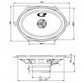 Alpine SXE-5725S - 12,5x17,5cm (5x7 Zoll) 2-Wege-Lautsprecher mit 200 Watt (RMS: 35 Watt)