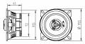 Alpine SXE-1025S - 10 cm 2-Wege-Lautsprecher mit 180 Watt (RMS: 25 Watt)