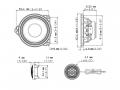 Alpine DP2-40C-BC - 10 cm Komponenten-Lautsprecher mit 100 Watt (RMS: 50 Watt)