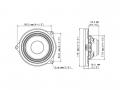 Alpine DP2-45-B - 12 cm 2-Wege-Lautsprecher mit 100 Watt (RMS: 50 Watt)