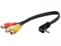 Alpine C1902-NAV - Audio/Video Adapter 3,5 mm Klinke auf Cinch