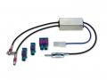 Alpine Antennenadapter - Einzel/Doppel Fakra (m) auf DIN mit integrierter Phantomspeisung - 1524-71
