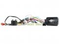 Einbauset mit Lenkradadapter fr DIN Autoradio in Nissan X-Trail (14-17), 24 Pin Stecker