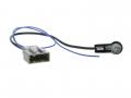 Einbauset mit Lenkradadapter fr DIN Autoradio in Nissan X-Trail (14-17), 24 Pin Stecker