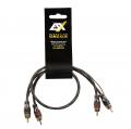 ESX DIRECTION DSC0.5 - 2-Kanal Stereo Cinchkabel geschirmt - 0,5 m