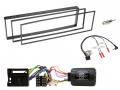 Einbauset mit Lenkradadapter fr DIN Autoradio in Peugeot 307, 1007 (2005-2009)