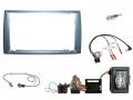 Einbauset mit Lenkradadapter fr Doppel DIN Autoradio in Peugeot 308 silber (07-09) - PDC