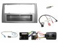 Einbauset mit Lenkradadapter fr DIN Autoradio in Peugeot 308 (2007-09) - silber