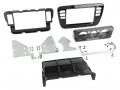Einbauset mit Lenkradadapter fr Doppel DIN Autoradio in Skoda CitiGo, Seat Mii (11-16) - piano