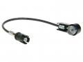Einbauset mit Lenkradadapter fr DIN Autoradio in Smart ForTwo (2004-07) - grau