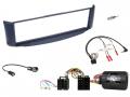 Einbauset mit Lenkradadapter fr DIN Autoradio in Smart ForTwo (2004-2007) - blau