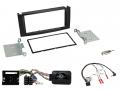 Einbauset mit Lenkradadapter fr Doppel DIN Autoradio in VW Touareg, Caravelle T5 (2002-2010), Profi