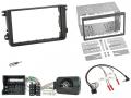 Einbauset mit Lenkradadapter fr Doppel DIN Autoradio in VW T6 (2015-2019)