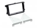Einbauset mit Lenkradadapter fr Doppel DIN Autoradio in VW T6 (15-19), 52pin, piano