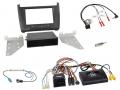 Einbauset mit Lenkradadapter fr DIN Autoradio in VW Polo (6C, 6R, 14-17) - schwarz