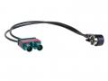 Einbauset mit Lenkradadapter fr DIN Autoradio in Volvo V50, C30, S40, C70 (2004-2013)